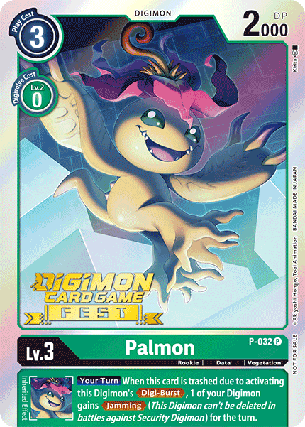 Digimon Karte P Alt Palmon Game Kiwi